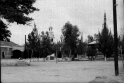 Plaza principal de un pueblo de Oaxaca