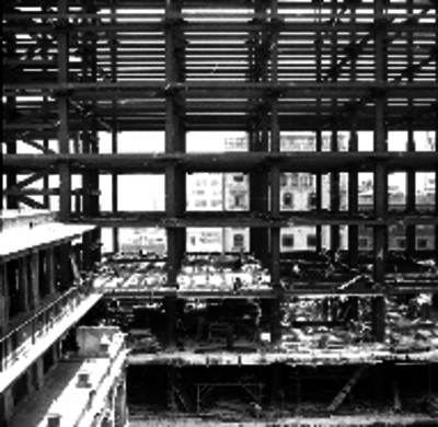 Construcción metálica de un edificio