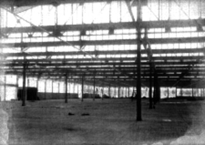 Estructura metálica de una bodega