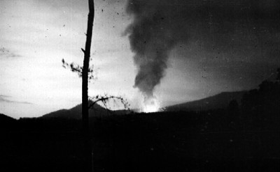 Erupción volcánica del Paricutín