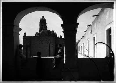 Mujeres en el convento de Tepotzotlán