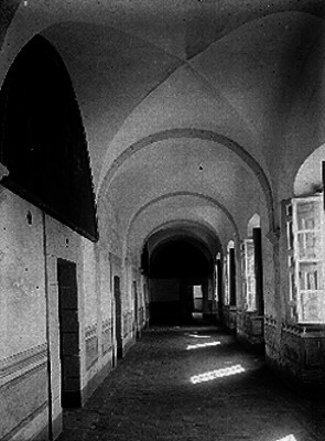 Pasillo del convento de Tepotzotlán