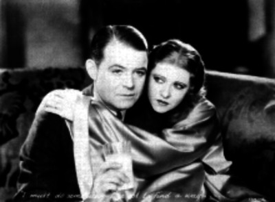 Gery Grant y una actriz durante una escena
