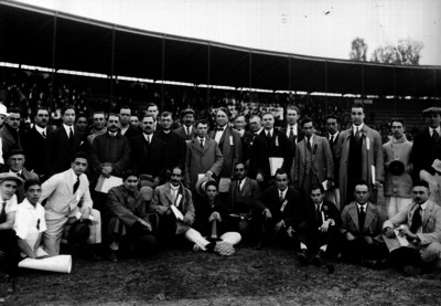 Jueces deportivos en el Parque Reforma, retrato