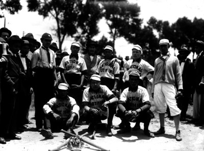 Equipo de beisbol National Clothing, retrato de grupo