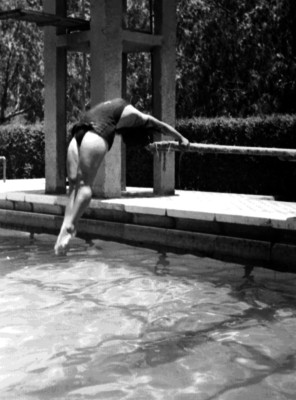Clavadista de Cuba se lanza dle trampolín