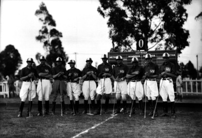 Jugadores de Polo, retrato de grupo