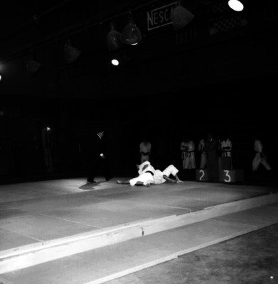 Judokas durante un combate