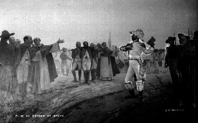 El Perdón de Bravo, pintura de caballete exhibida en el Museo Nacional