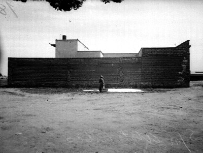 Casa en la calle Atotonilco, parte porterior