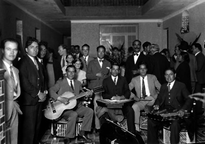 Banda de música, retrato de grupo