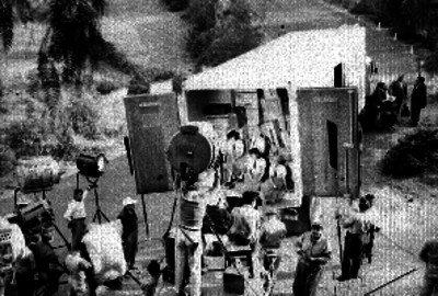 Filmación de una película