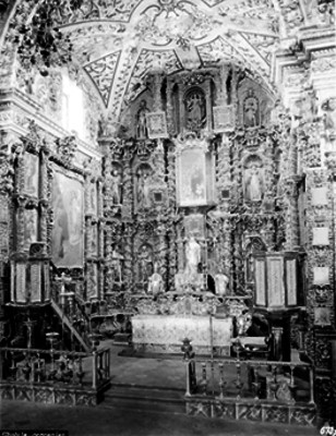 Iglesia de San Francisco Acatepec, Altar mayor