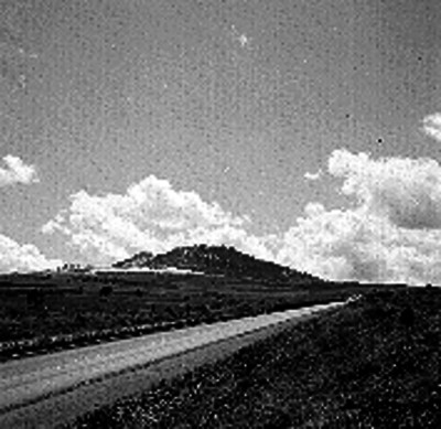Nevada en los cerros alrededor de la Cd. de México
