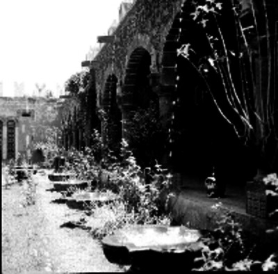 Hacienda Galindo, arcos y patios