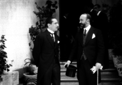 Diego Salvador Fernández conversa con el Embajador de Uruguay
