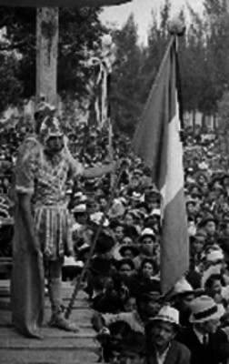 Representación del Viacrucis en Iztapalapa