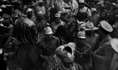 Representación escenica del viacrucis en Iztapalapa
