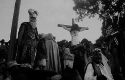 Actores escenifican el vaiacrucis en Iztapalapa