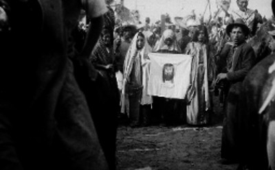 Espectadores en el viacrucis realizado en Iztapalapa