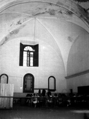 Capilla de la iglesia de la Concepción al parecer utilizada como aula de enseñanza