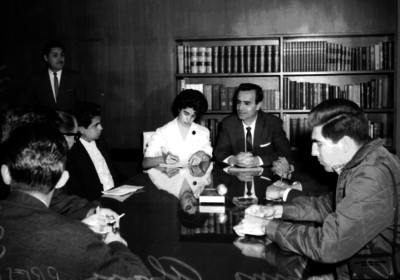 Guillermo Alvarez durante una rueda de prensa