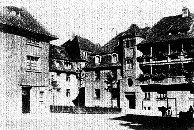 Casa Alemana, grabado