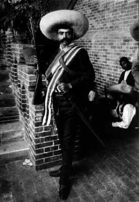 Emiliano Zapata en su cuartel de Cuernavaca, retrato