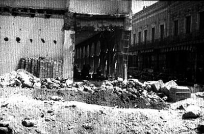 Restauración de una calle