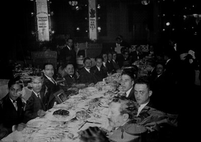Banquete de funcionarios de Industria, Comercio y Trabajo