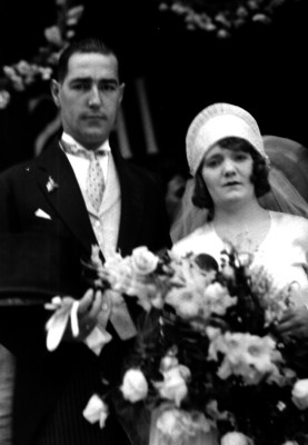 Novios, retrato