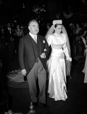 Hija de Aarón Sáenz durante su boda