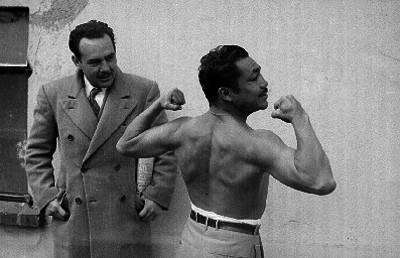 Rodolfo Casasola con otro hombre, retrato