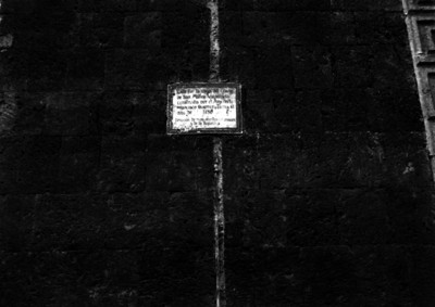 Placa de la casa de la conde de San Mateo Valparaiso