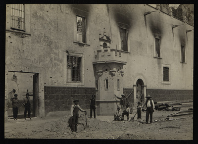 Prisión militar de Santiago Tlatelolco después del asalto