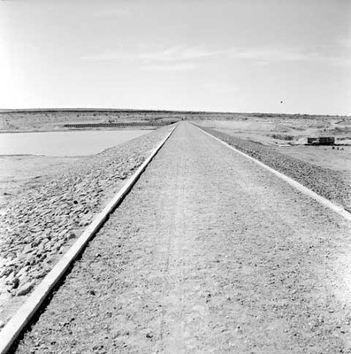 Camino aplanado en Aguascalientes