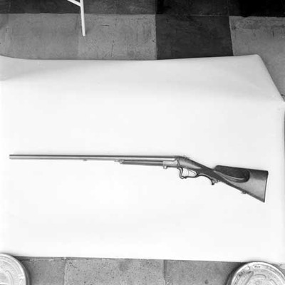 Rifle de repetición perteneciente a la colección de Adolfo López Mateos
