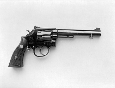 Pistola Revólver de la colección de armas de, Adolfo López Mateos