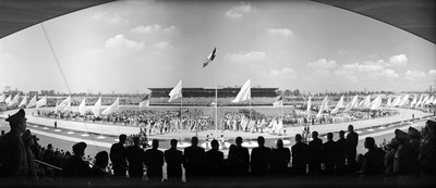 Inauguración de los Encuentros deportivos nacionales en la Cd. de los Deportes, panorámica