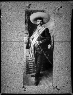Emiliano Zapata en su cuartel, reprografía
