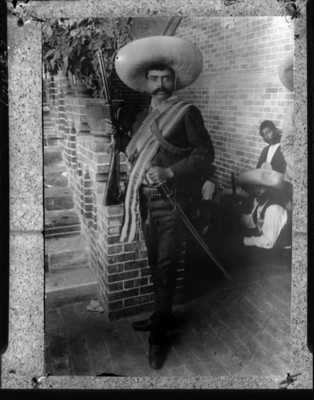 Emiliano Zapata en su cuartel, reprografía