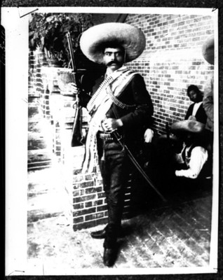 Emiliano Zapata en su cuartel, reprografía