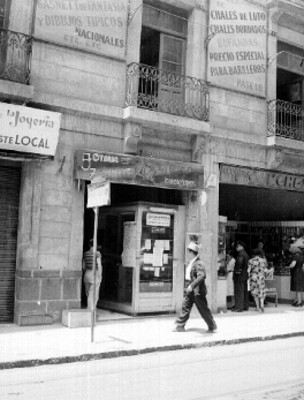 Expendio de billetes de la Lotería Nacional
