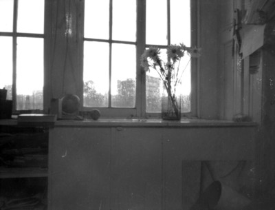 Florero junto a una ventana