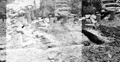 Proceso de exploración de la banqueta prehispánica del predio de la ex Plaza del Volador, Ciudad de México