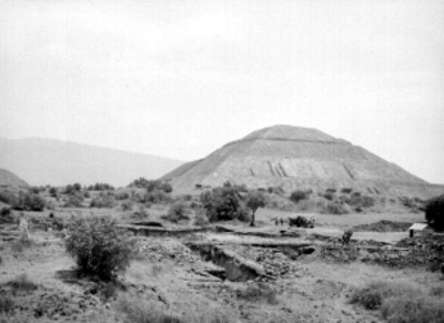 Panorámica de la Pirámide del Sol