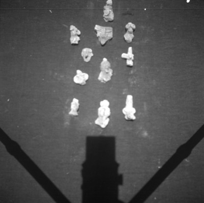 Material arqueológico proveniente de la pirámide de Cholula, cerámica
