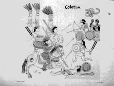 Lámina 70 del Lienzo de Tlaxcala, toma de Colotlan