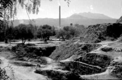Pirámide Circular de Cuicuilco, vista parcial