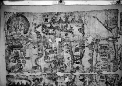 Mapa de Cuauhtinchan N° 2, detalle de la parte superior izquierda